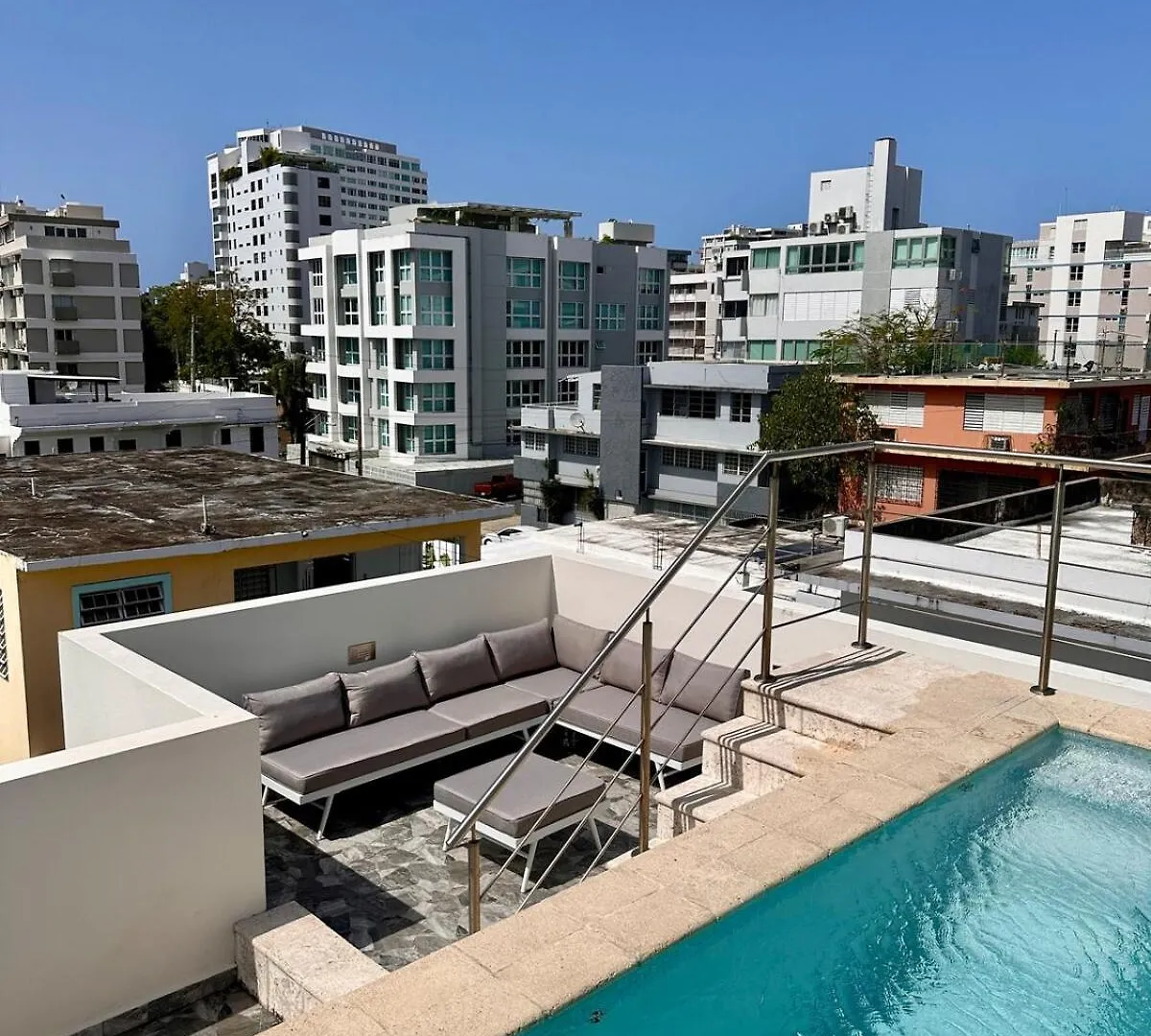 Estrella Urban Oasis Private Rooftop Pool And Patio San Juan